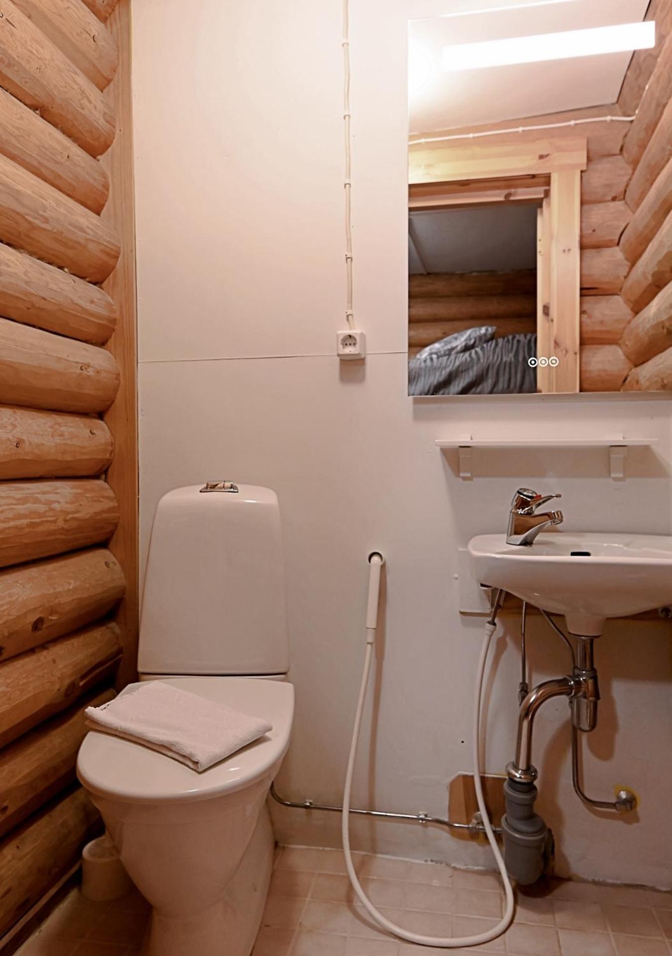 Classic Log Cabin Ski-In Ski-Out Levi Rom bilde