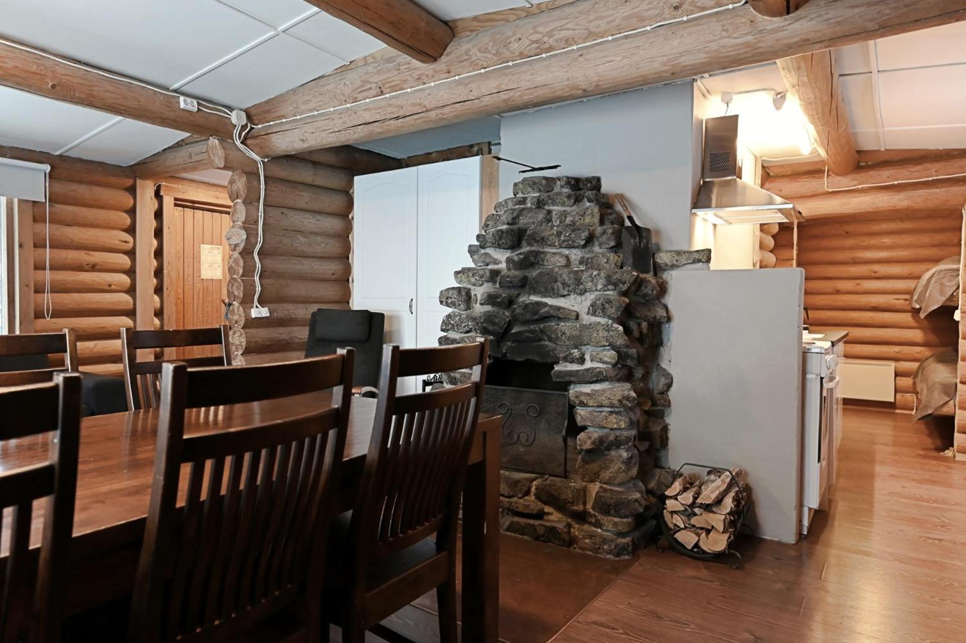 Classic Log Cabin Ski-In Ski-Out Levi Rom bilde