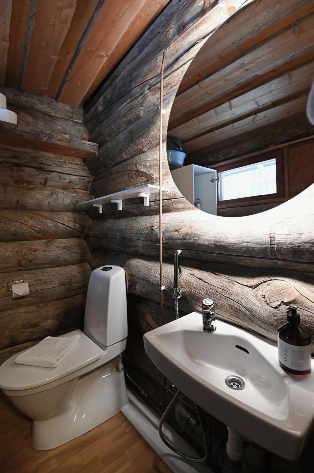 Classic Log Cabin Ski-In Ski-Out Levi Rom bilde
