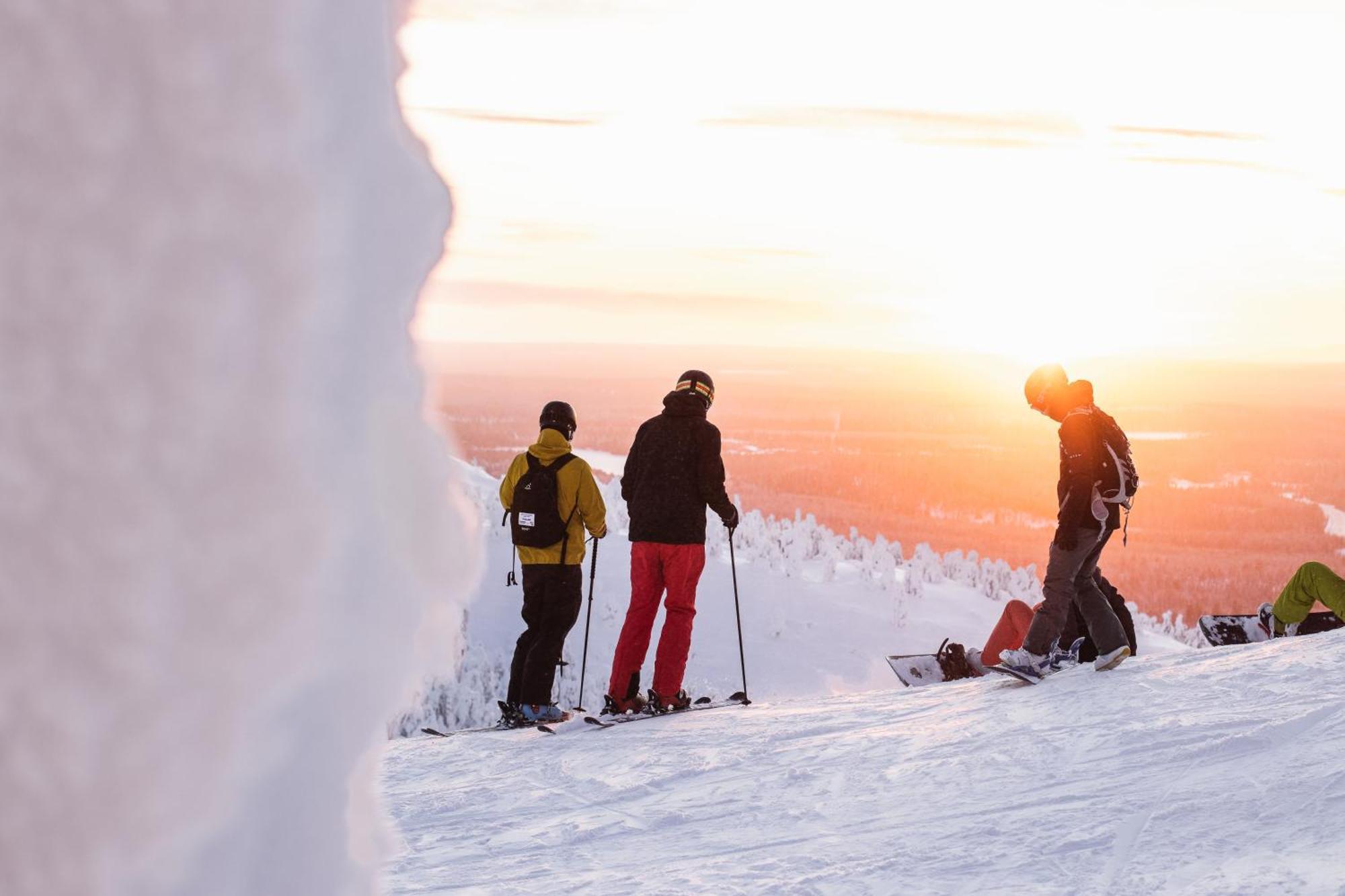 Classic Log Cabin Ski-In Ski-Out Levi Eksteriør bilde